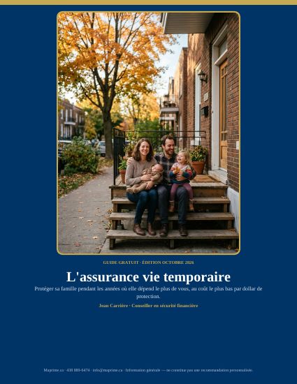 L'assurance vie temporaire — PDF