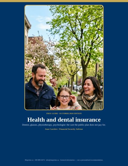 Health and dental insurance — guide PDF